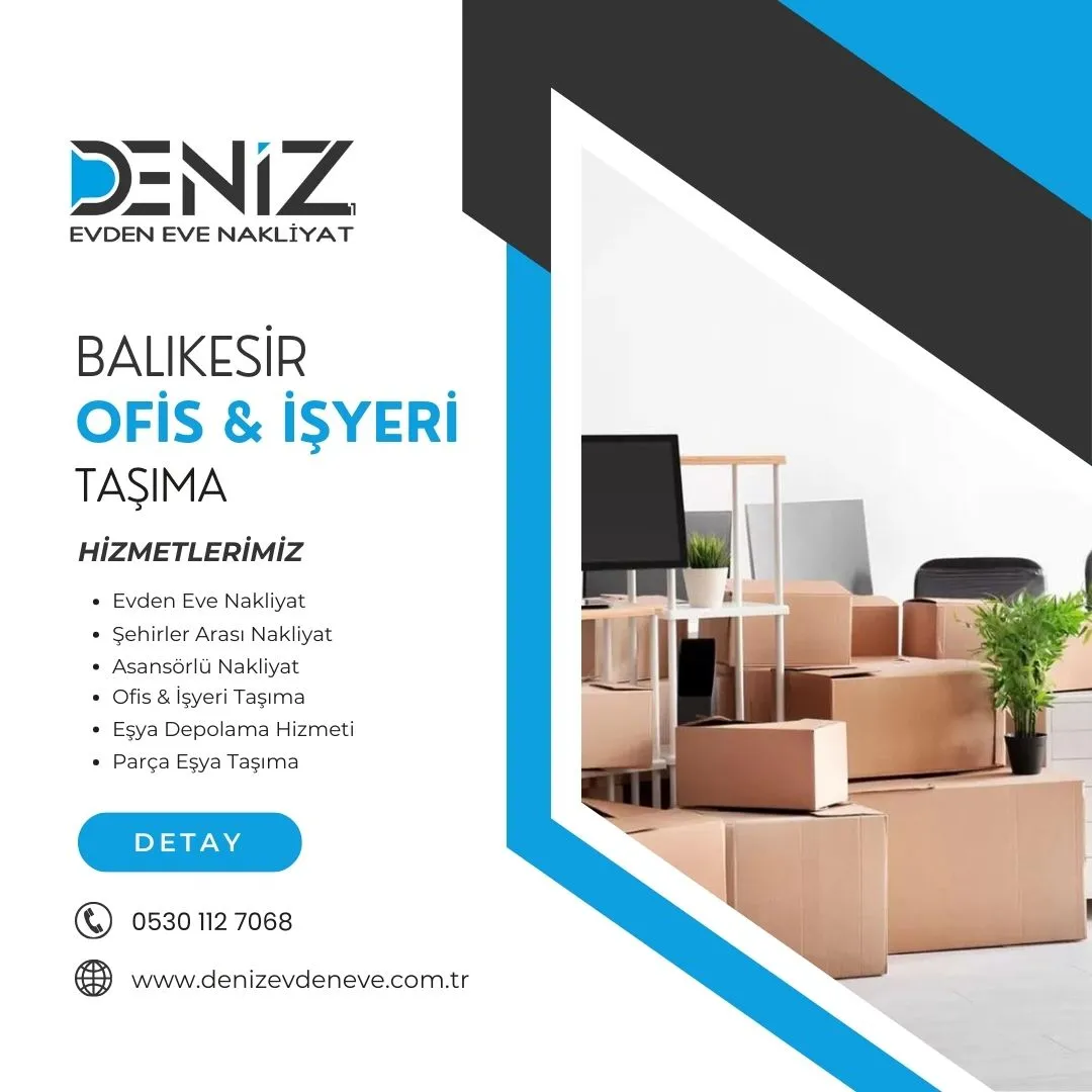 Balıkesir Ofis & İşyeri Taşıma